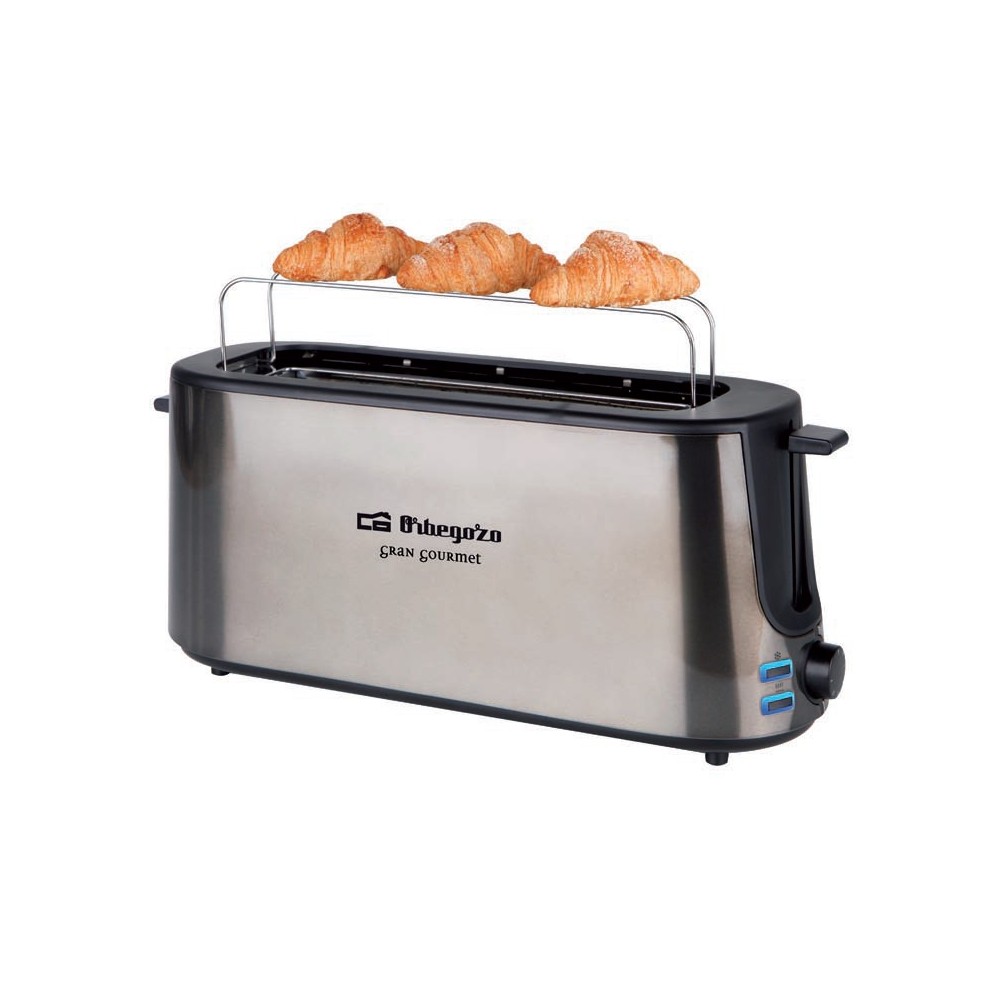Accesorios de Cocina Tostador Orbegozo Tostador TO1010 600W Blanco//INOX