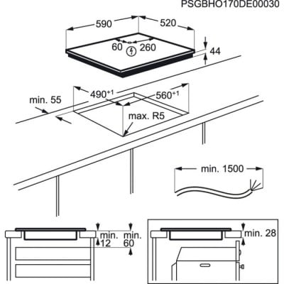 Placa AEG IKE63471FB