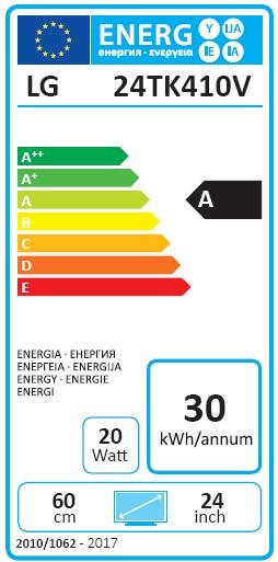 Etiqueta de Eficiencia Energética - 24TK410VWZ