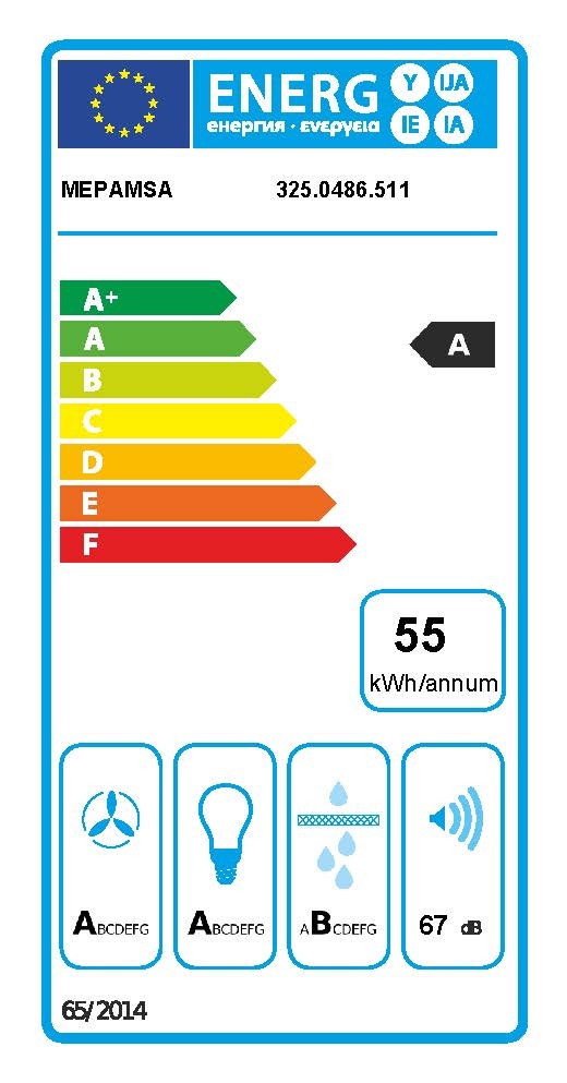 Etiqueta de Eficiencia Energética - 3250486511