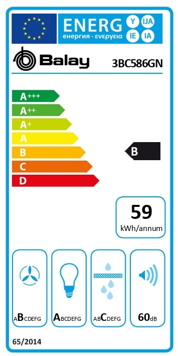 Etiqueta de Eficiencia Energética - 3BC586GN