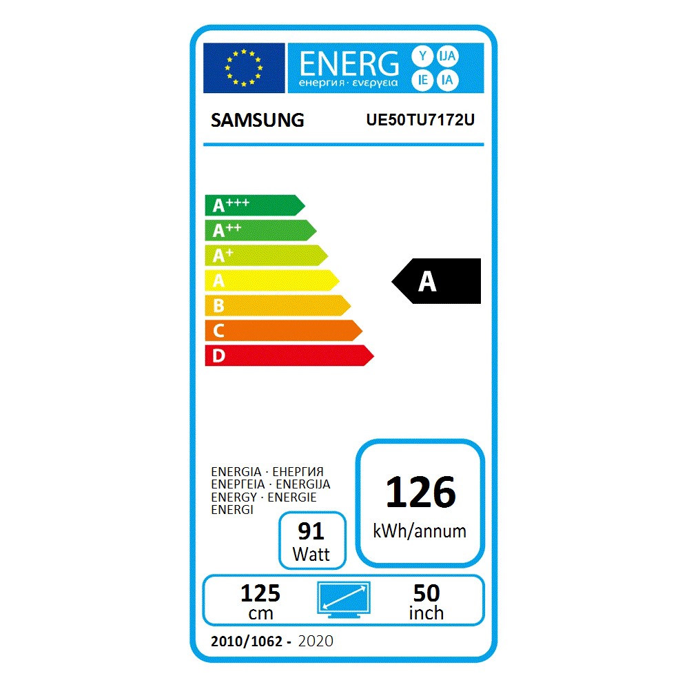 samsung ue50tu7172 kaina