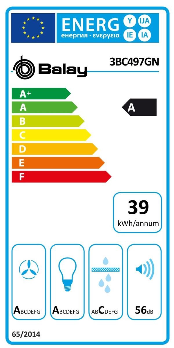 Etiqueta de Eficiencia Energética - 3BC497GN